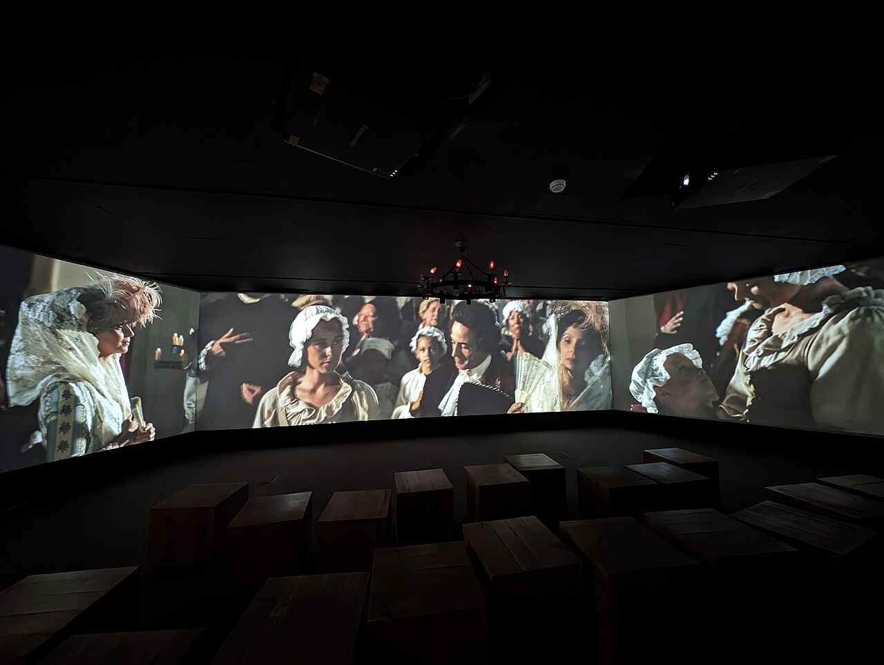 Lisbon earth quake video at Lisbon Story Centre