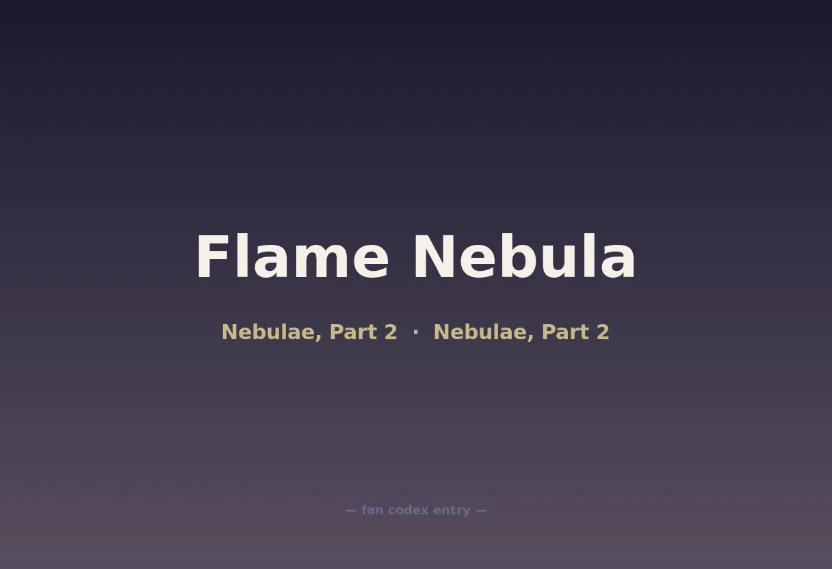 Flame Nebula
