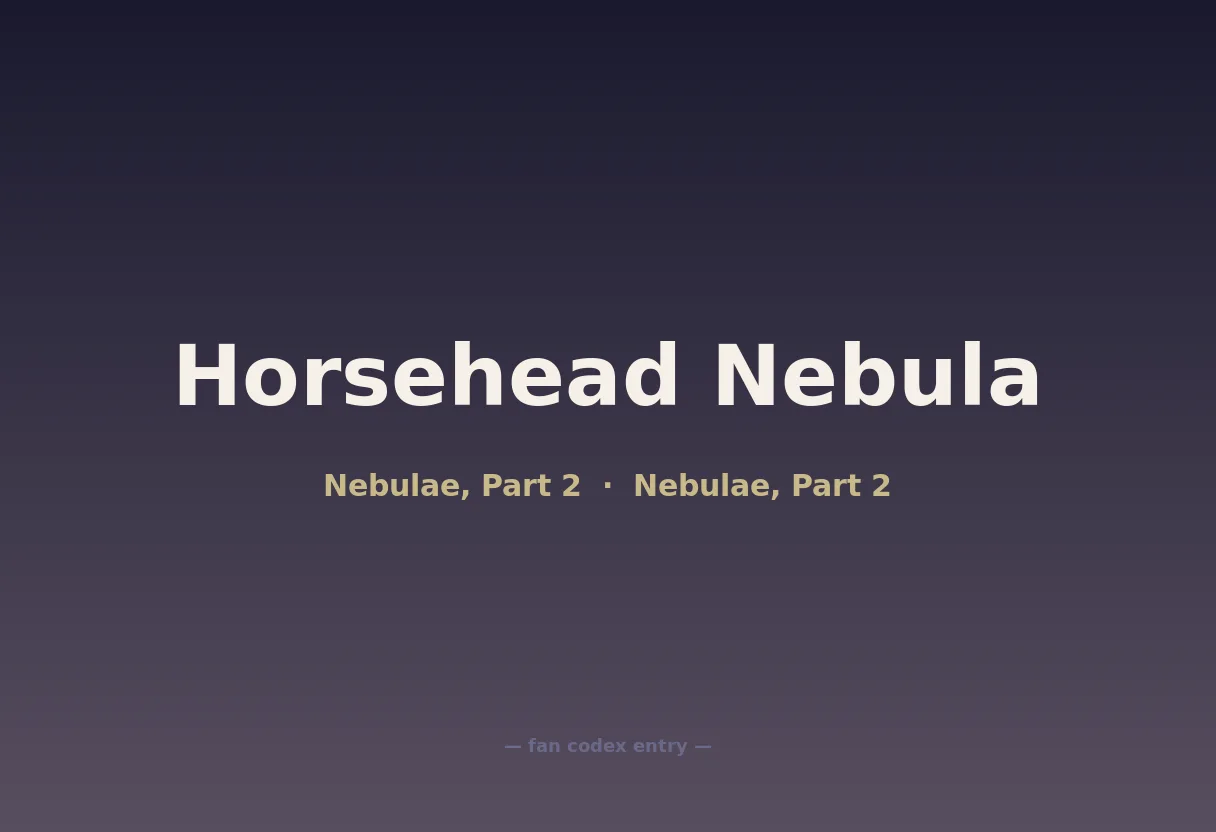 Horsehead Nebula