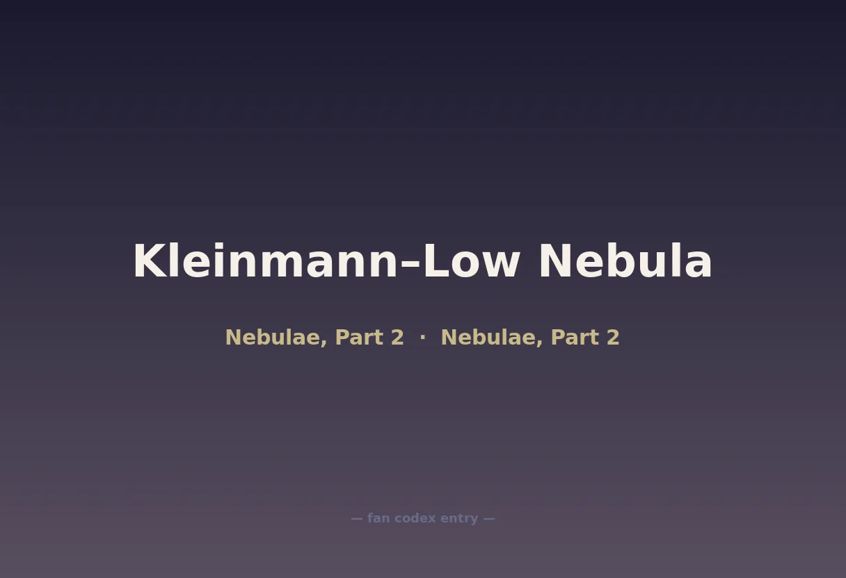 Kleinmann–Low Nebula