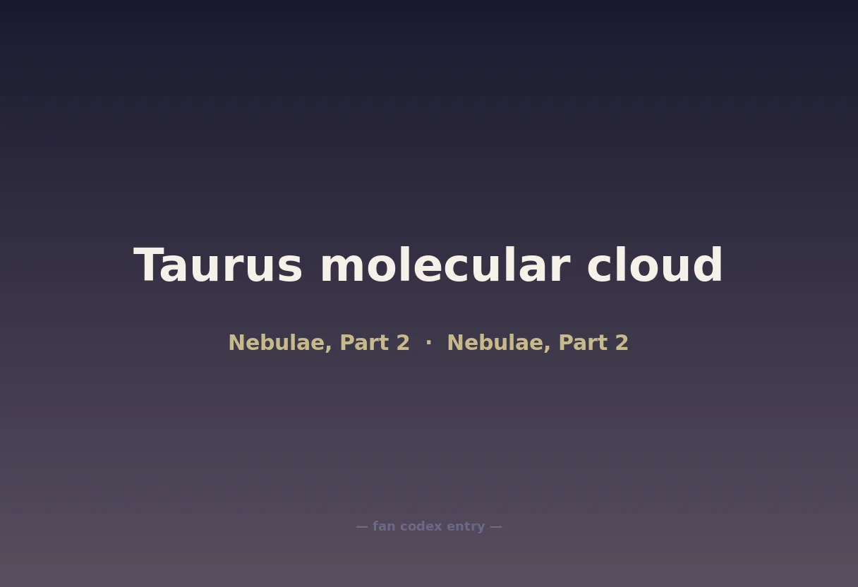 Taurus molecular cloud