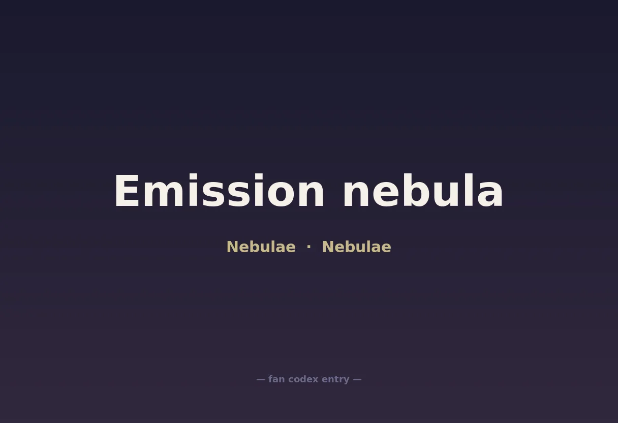 Emission nebula