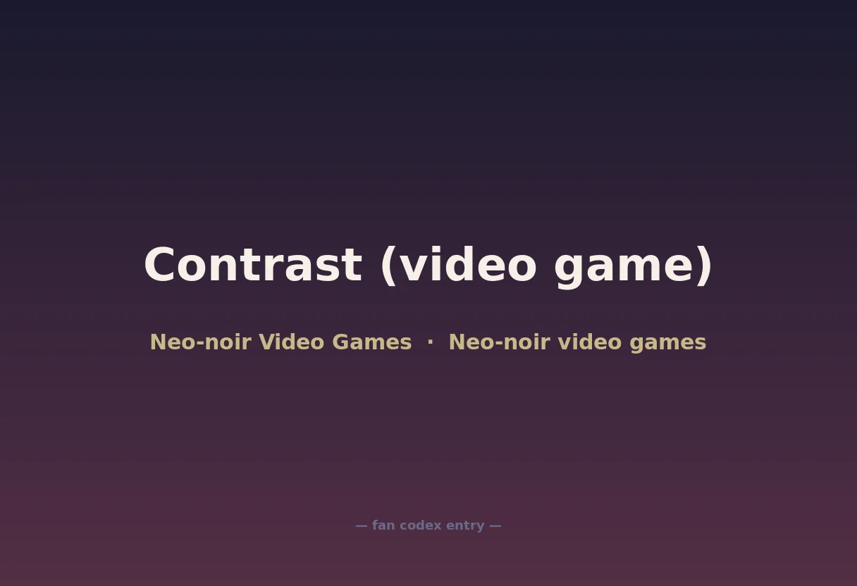 Contrast (video game)