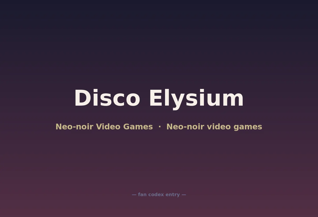 Disco Elysium