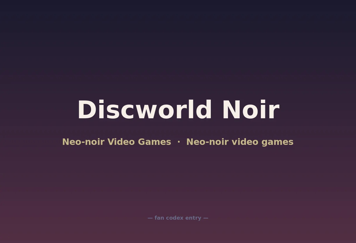 Discworld Noir