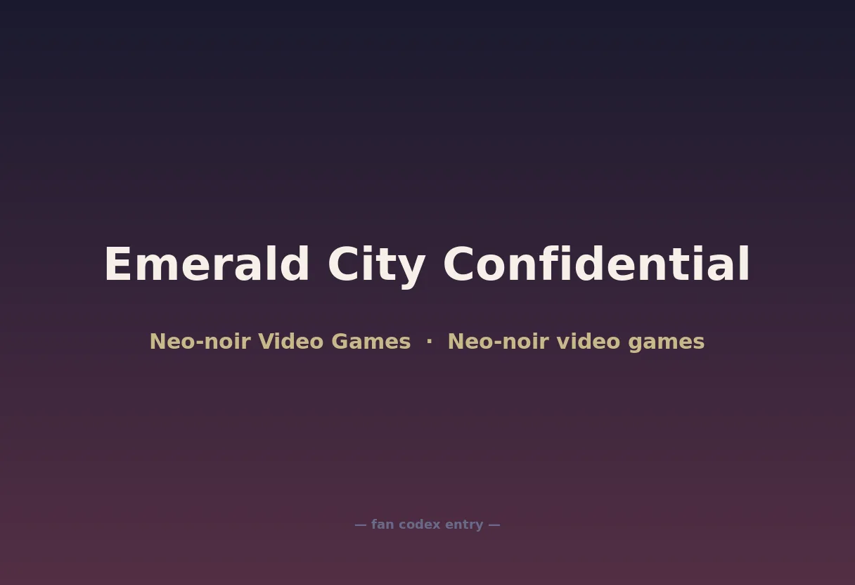 Emerald City Confidential