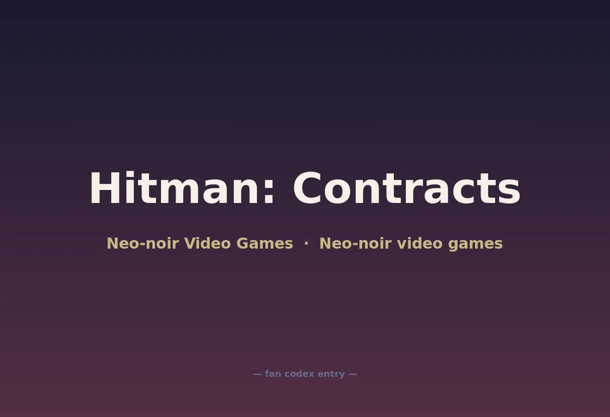 Hitman: Contracts