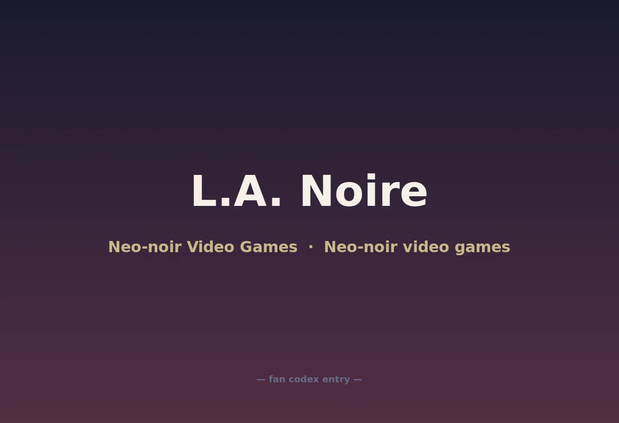 L.A. Noire