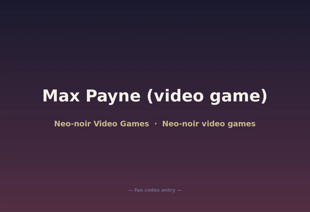 Max Payne (video game)
