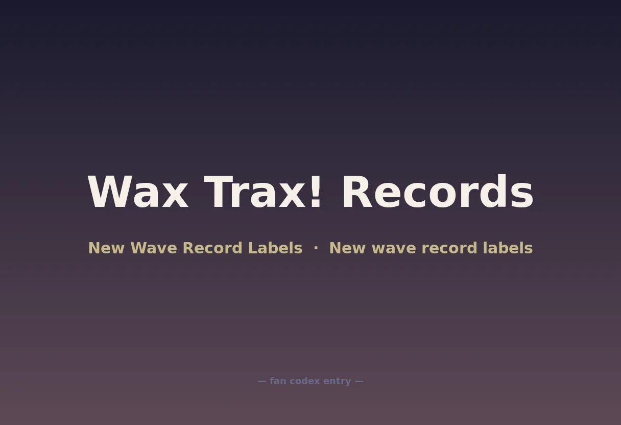 Wax Trax! Records