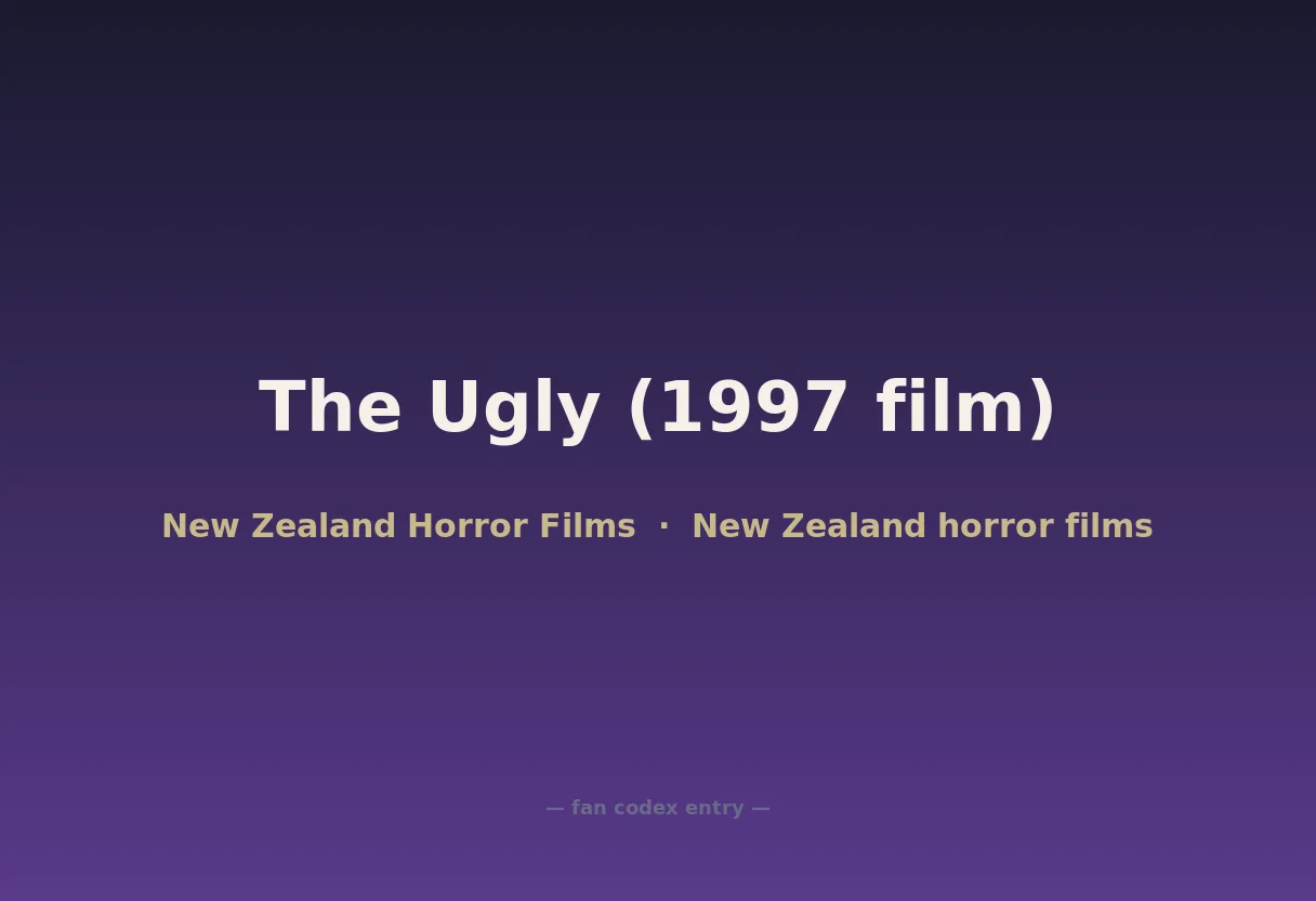 The Ugly (1997 film)