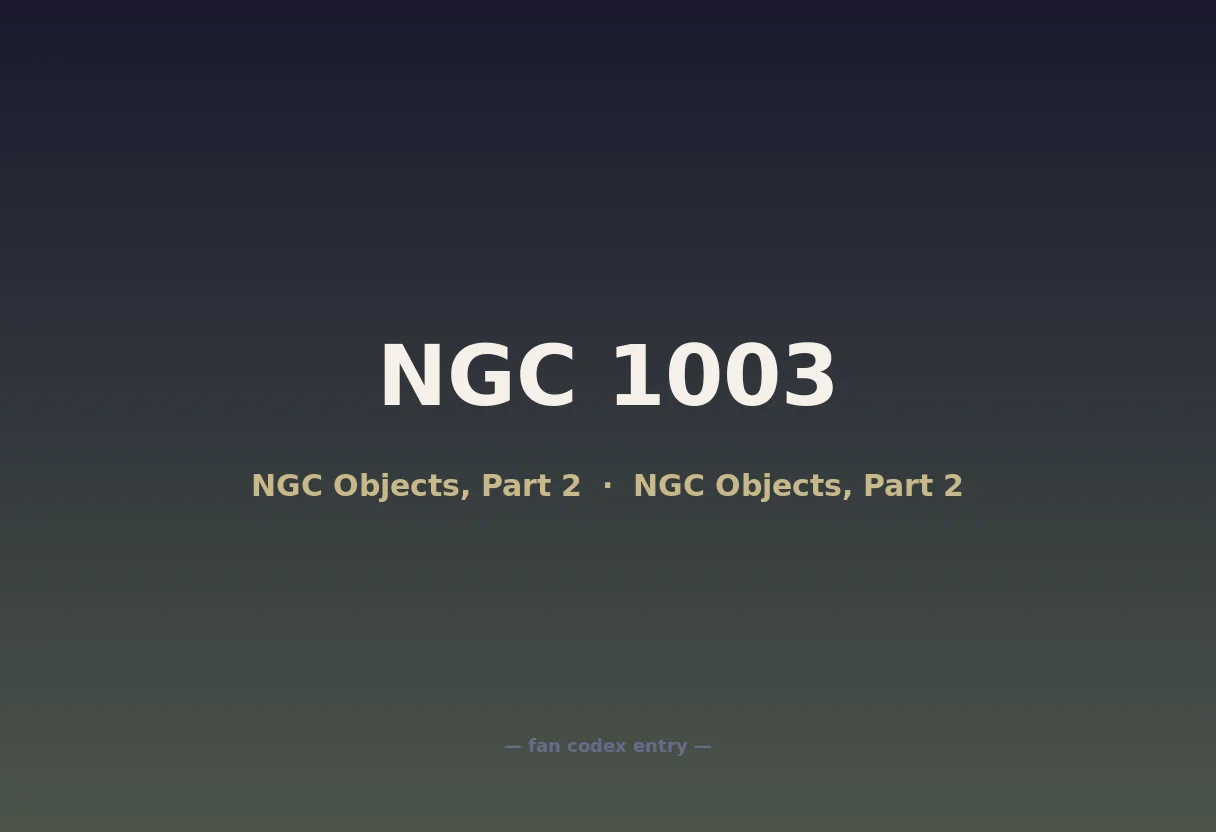 NGC 1003