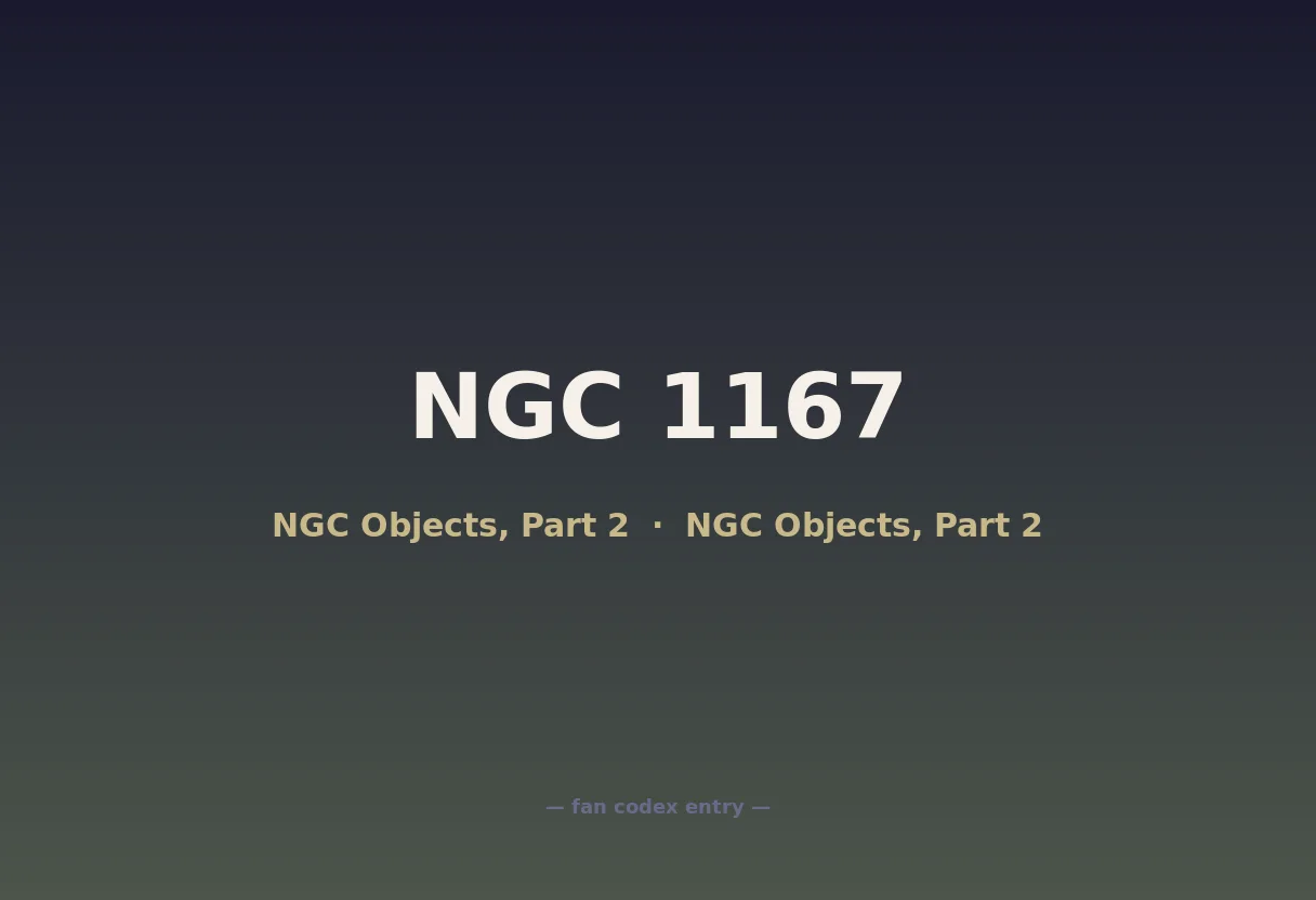 NGC 1167