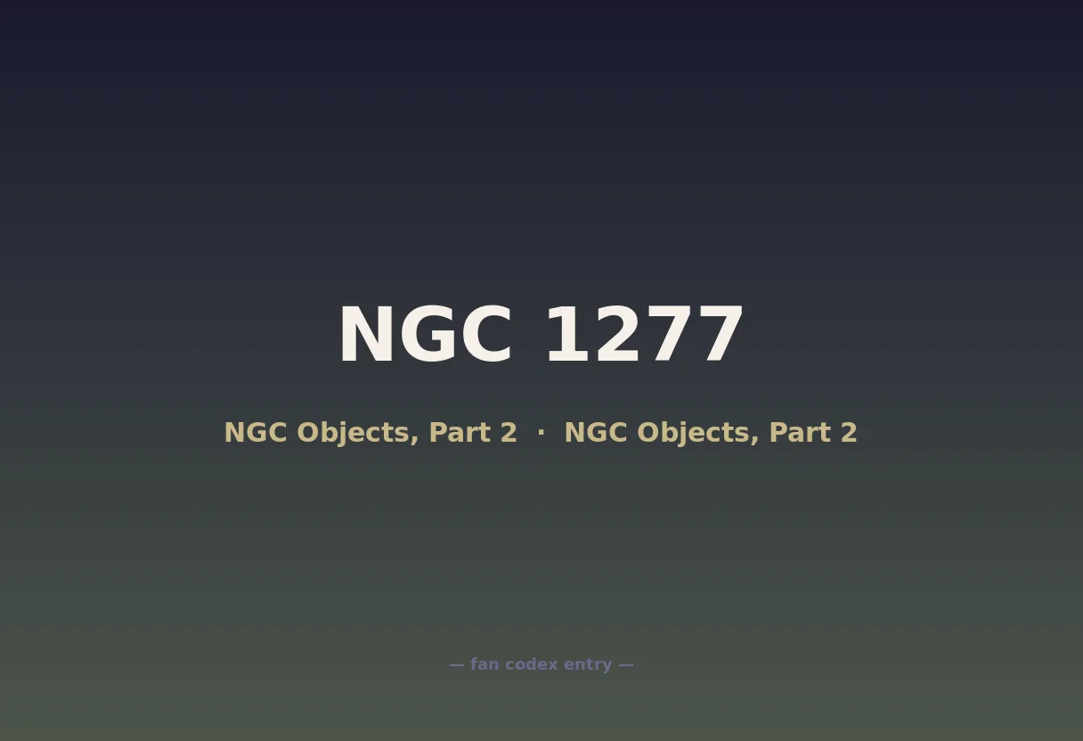 NGC 1277