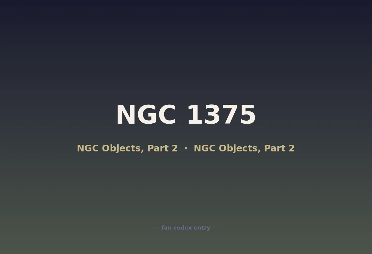NGC 1375