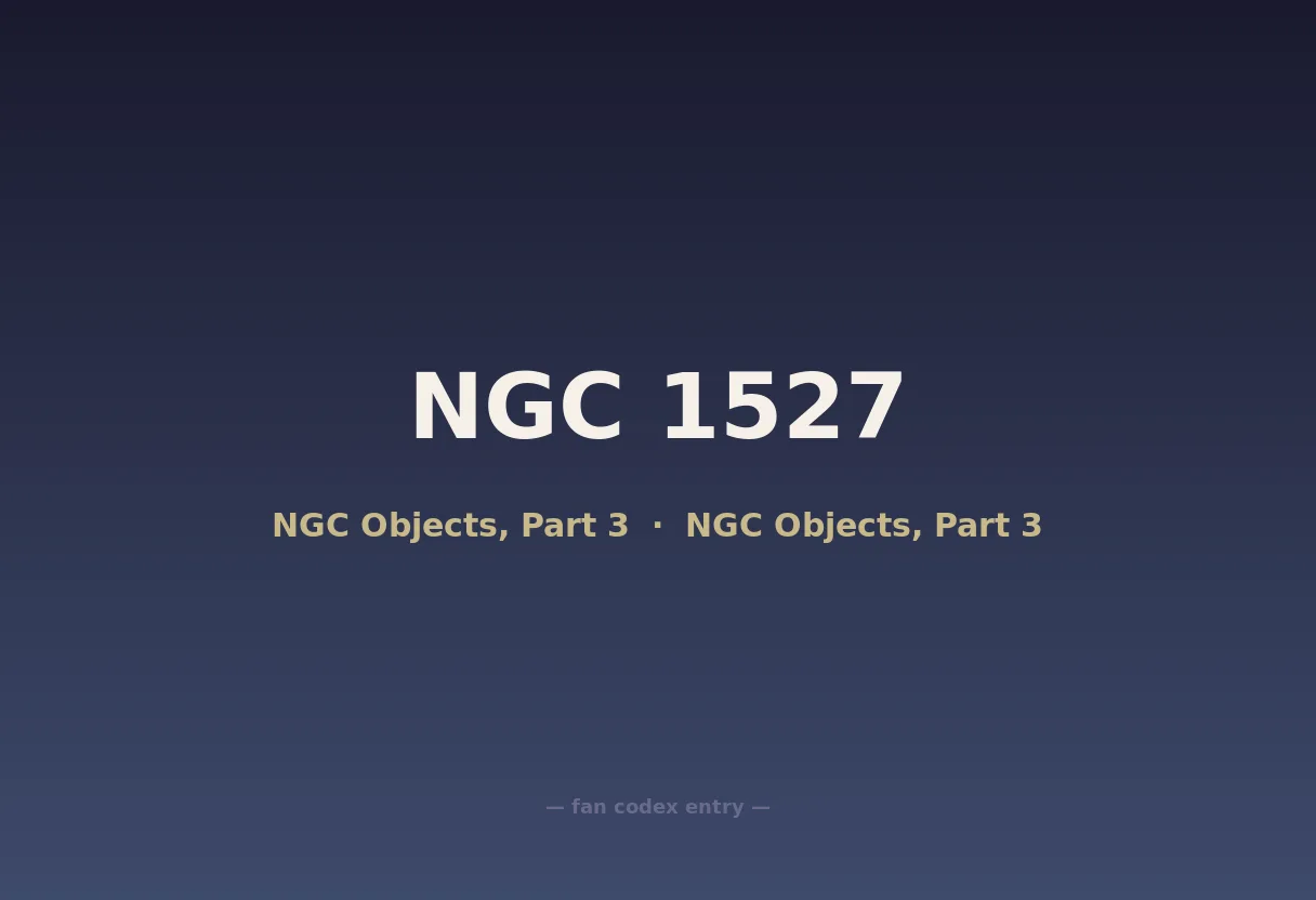 NGC 1527