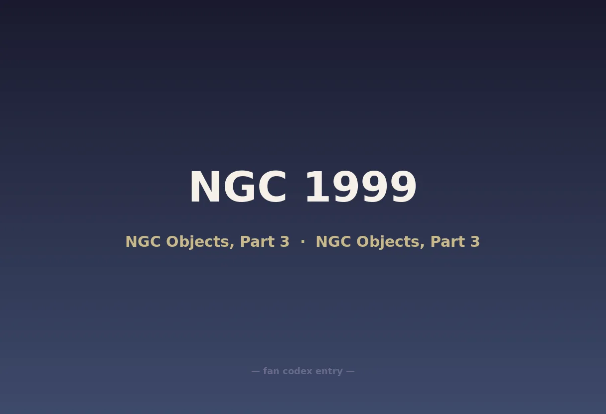 NGC 1999