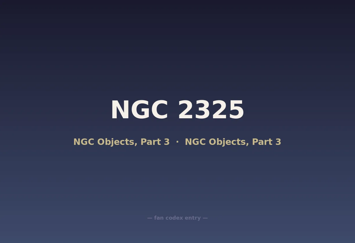 NGC 2325