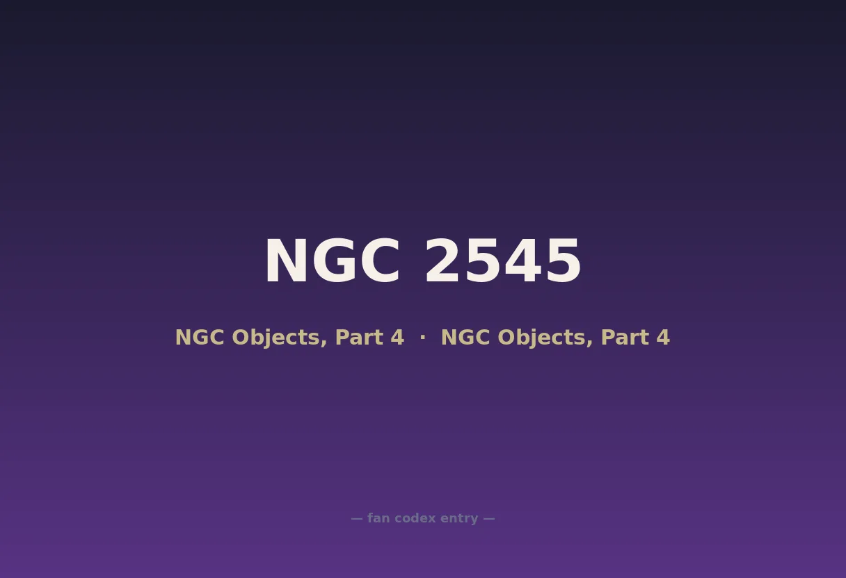 NGC 2545