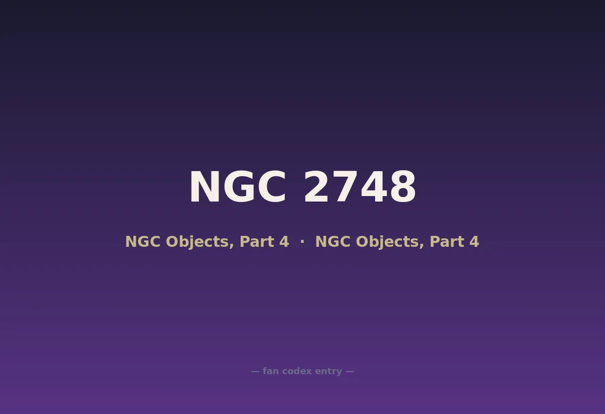 NGC 2748