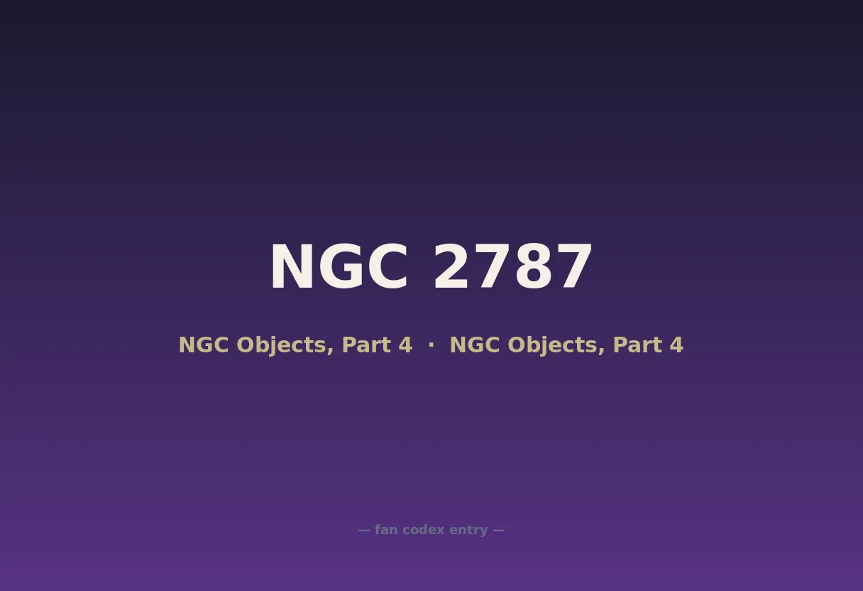 NGC 2787