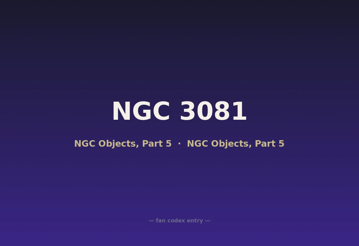 NGC 3081