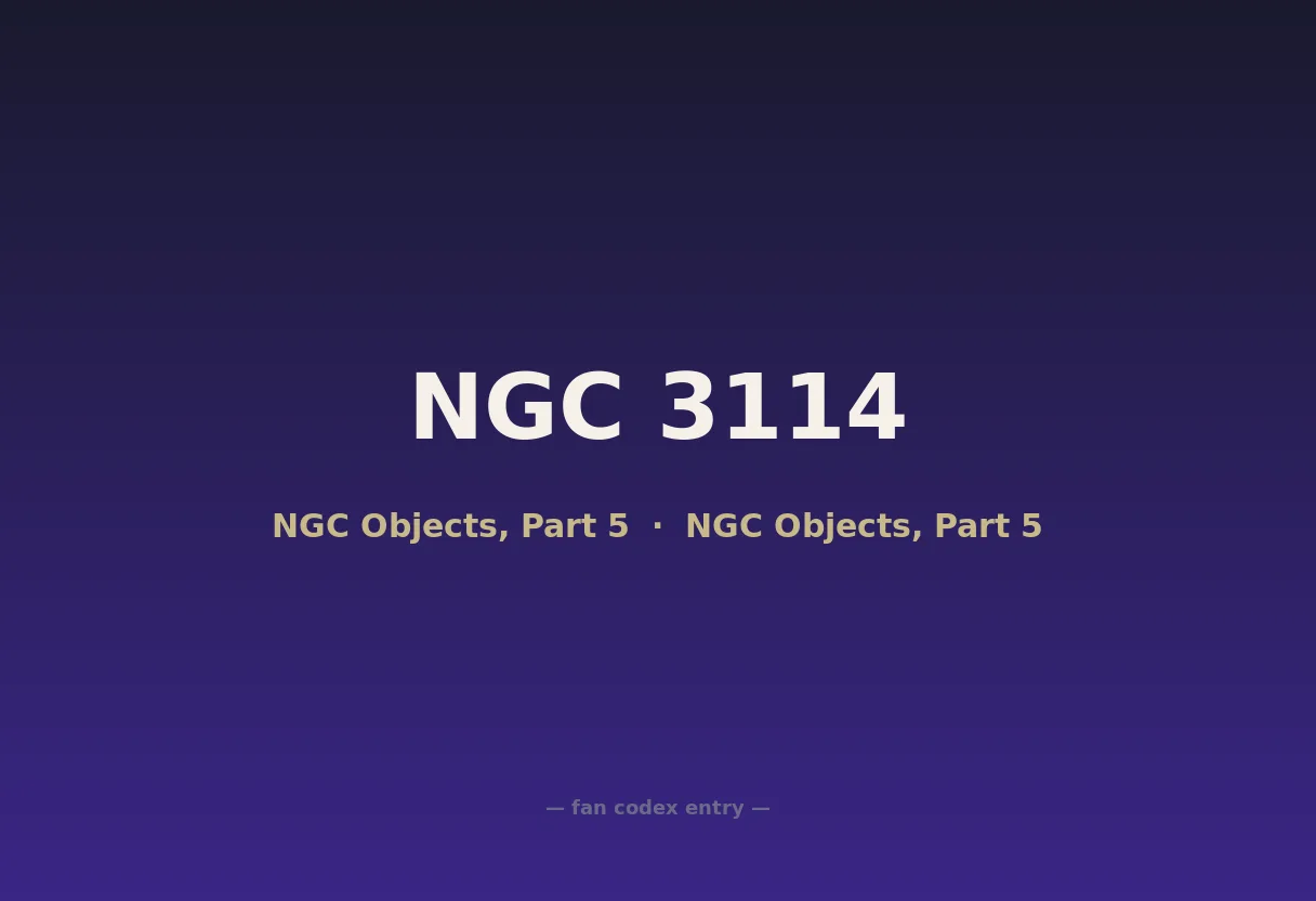 NGC 3114