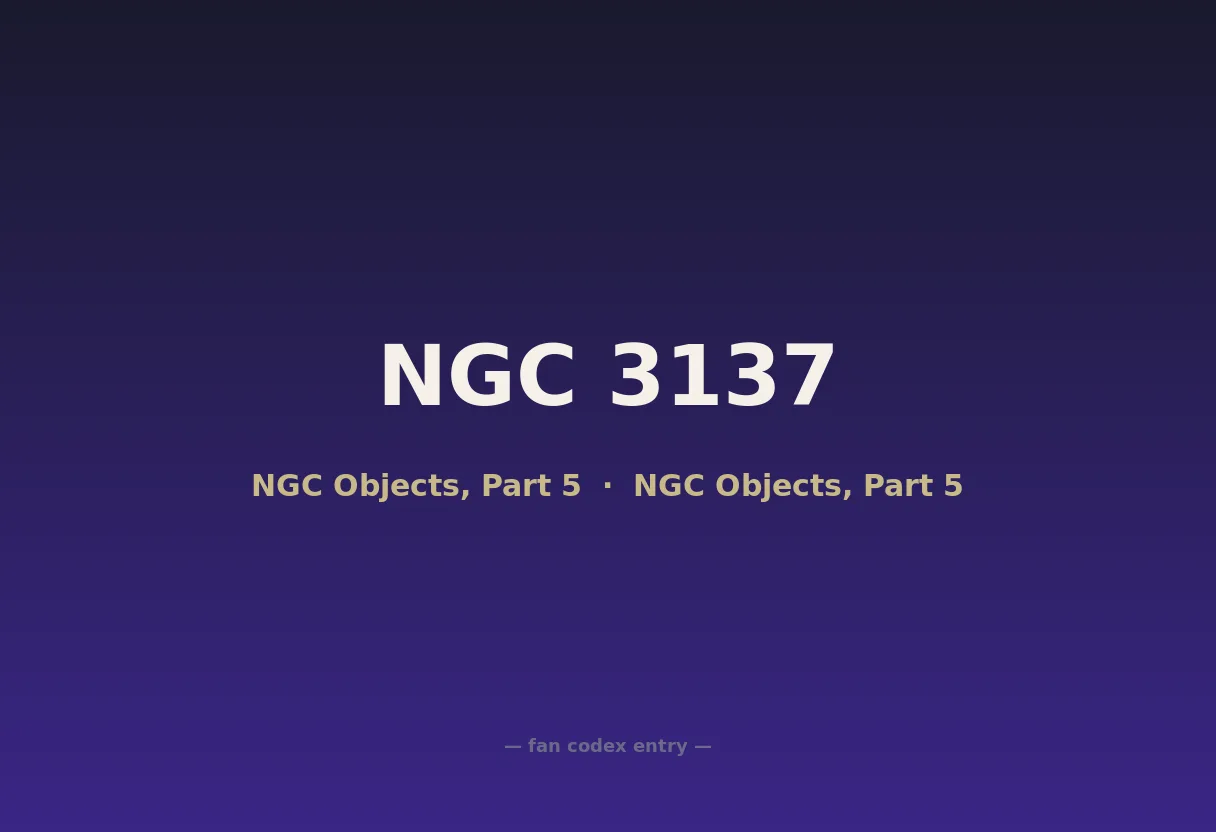 NGC 3137