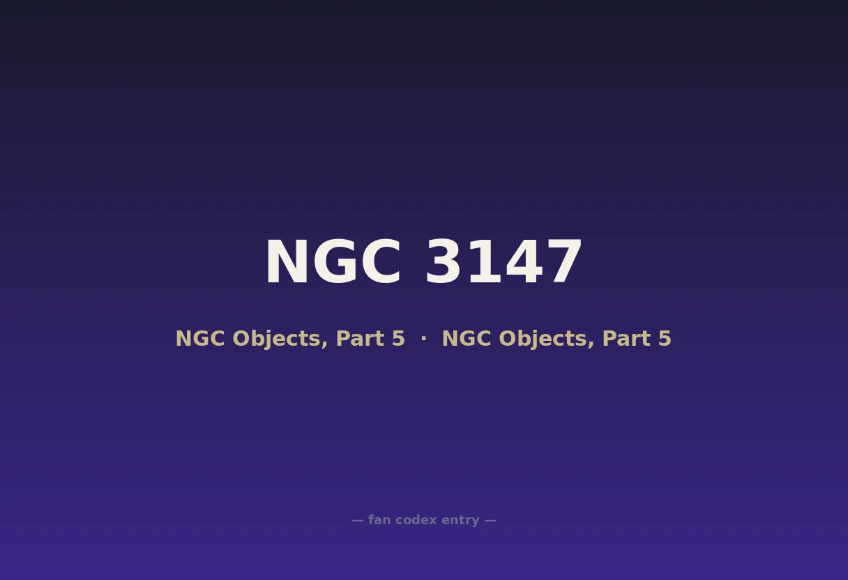 NGC 3147