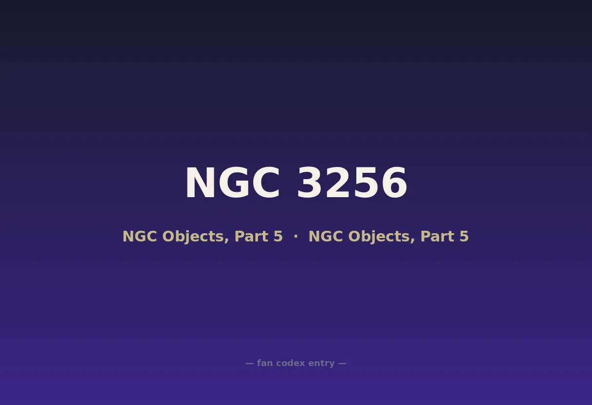 NGC 3256