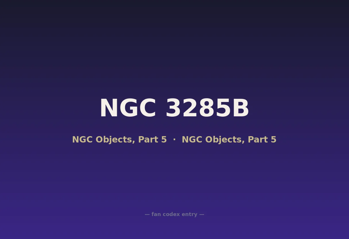 NGC 3285B