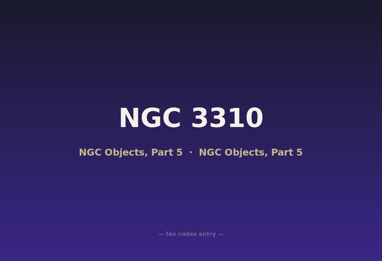 NGC 3310