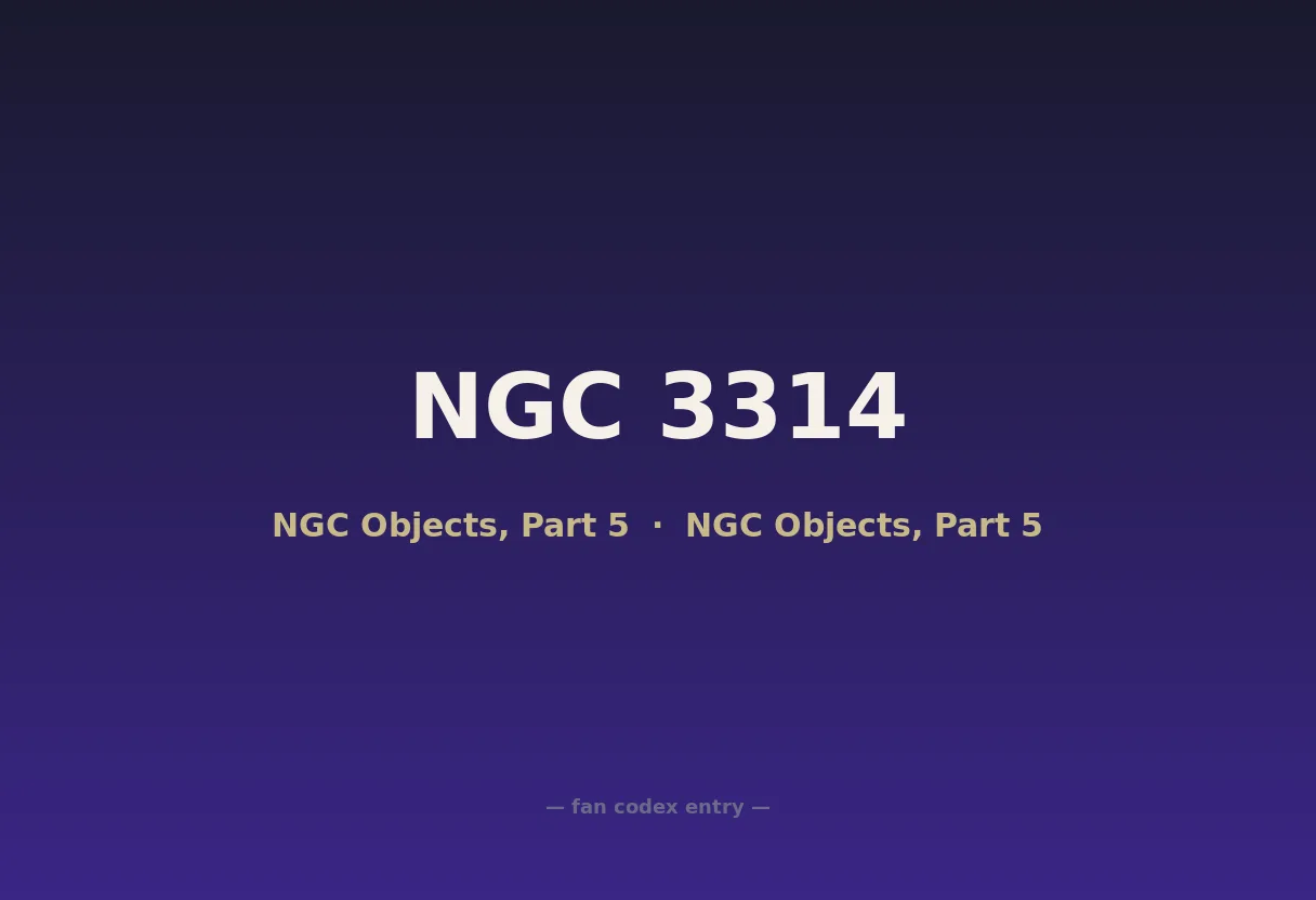 NGC 3314