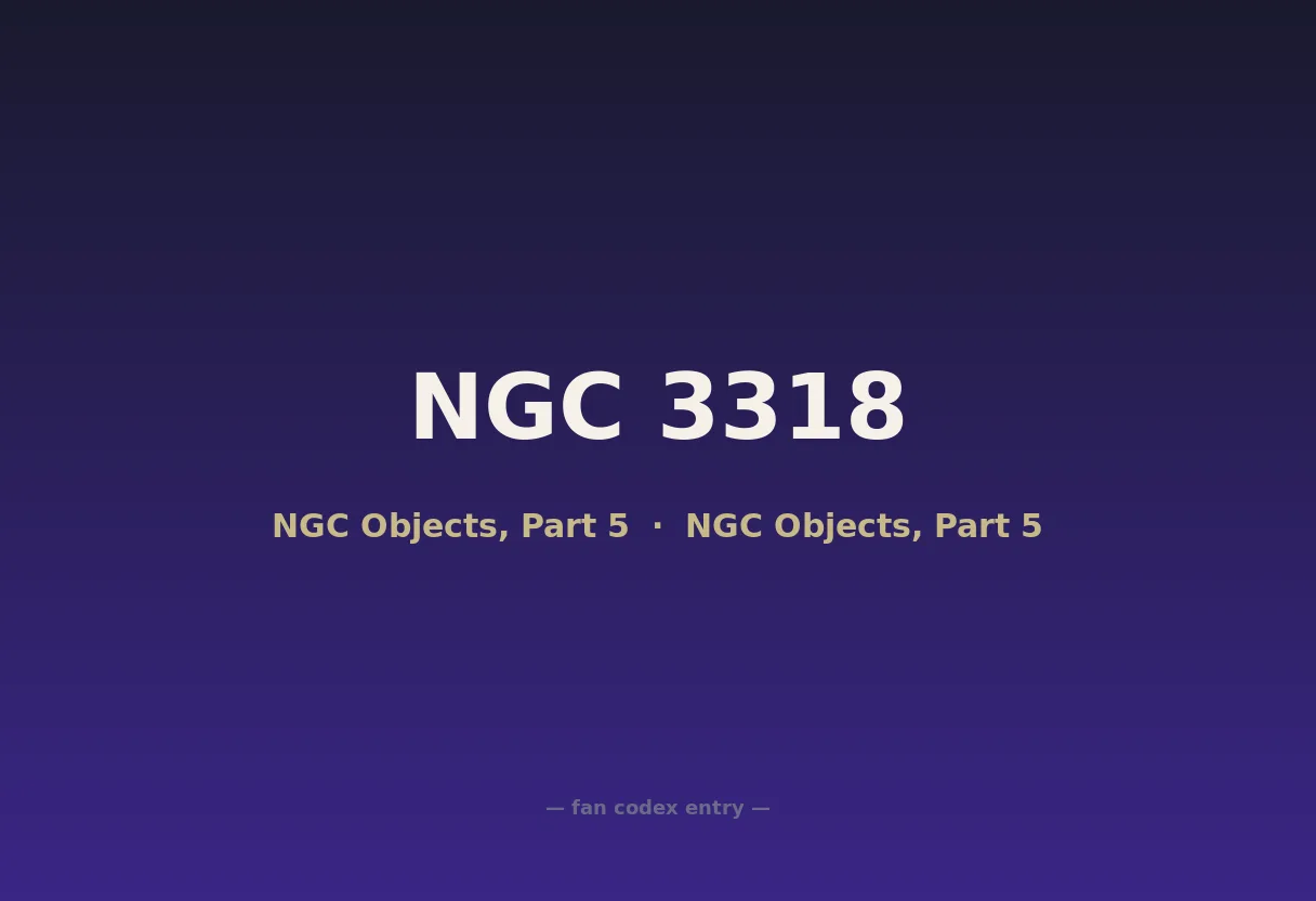 NGC 3318