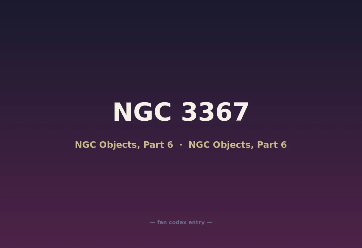 NGC 3367