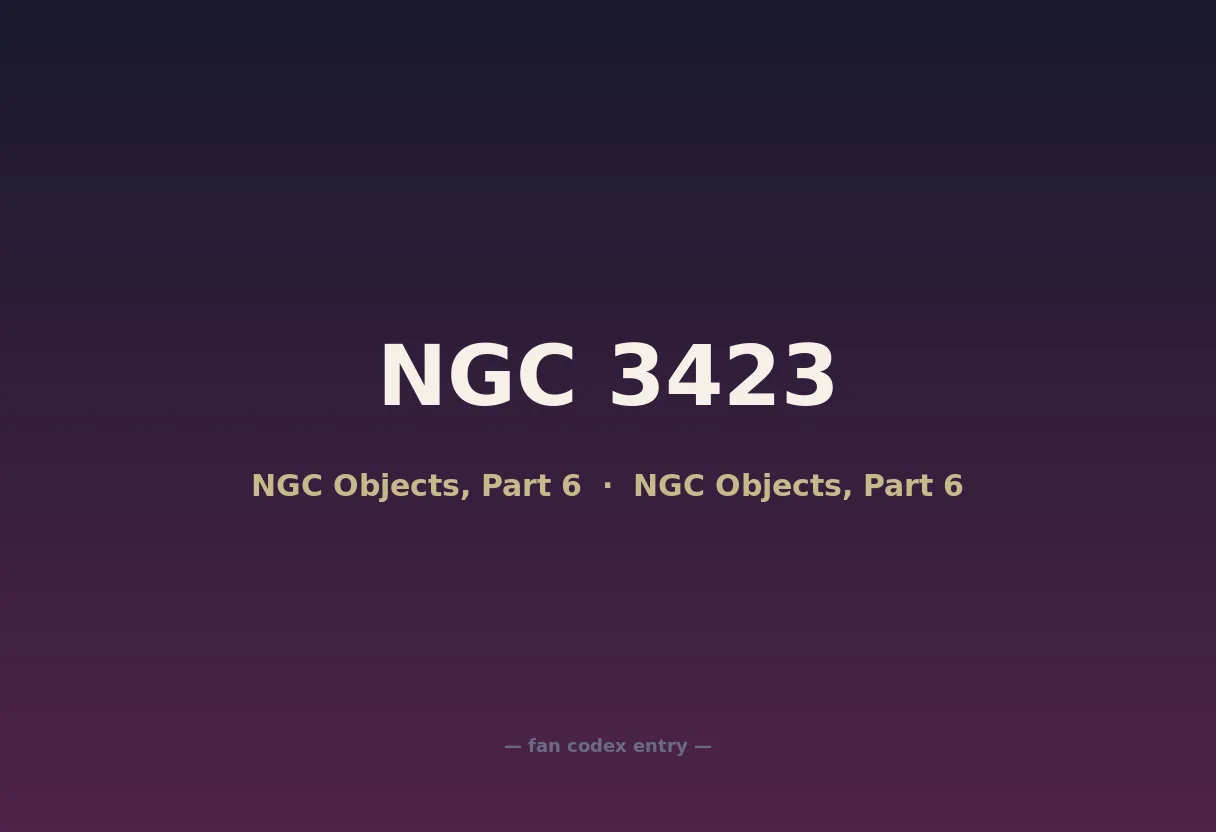 NGC 3423