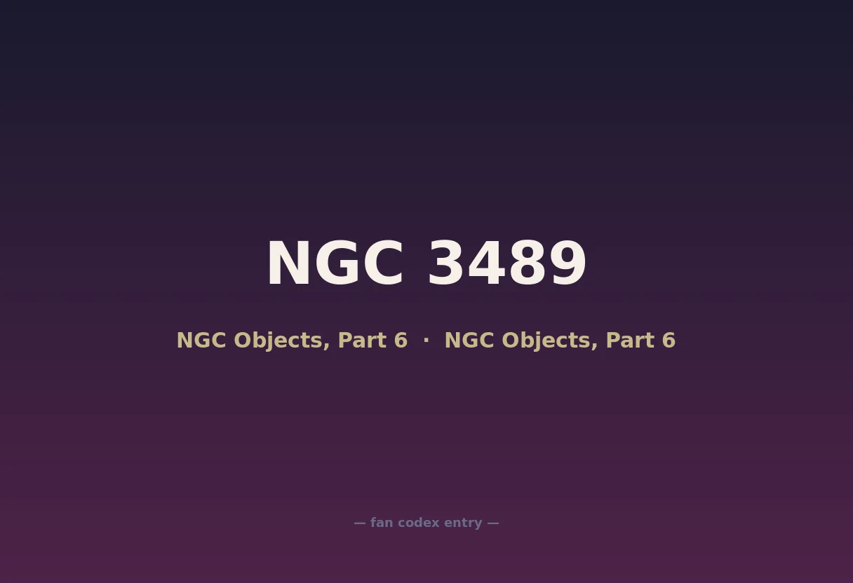 NGC 3489
