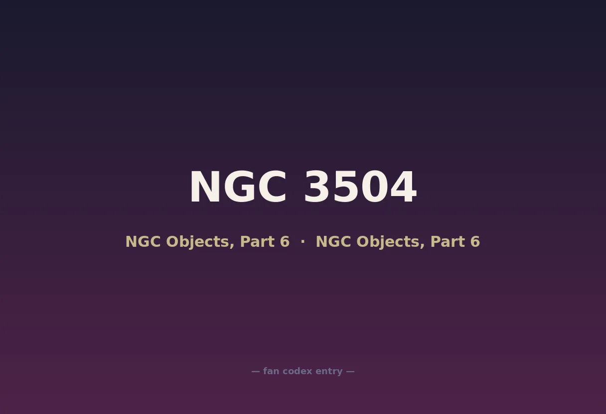 NGC 3504
