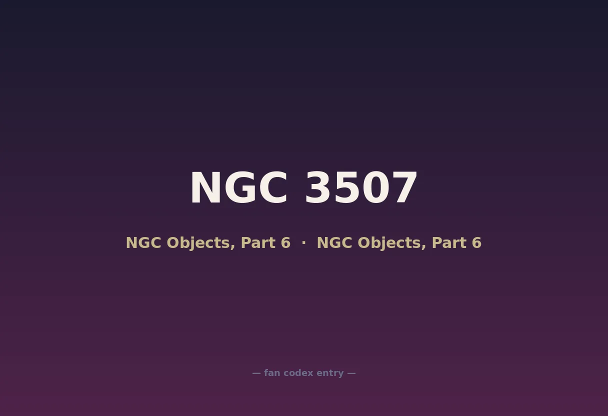 NGC 3507