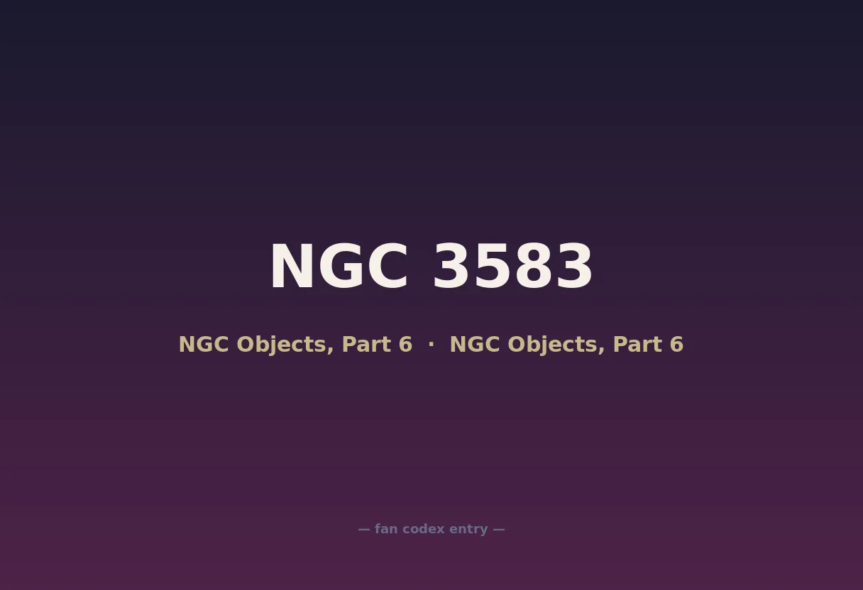 NGC 3583