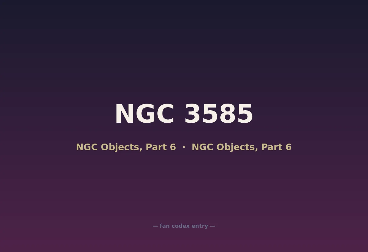 NGC 3585