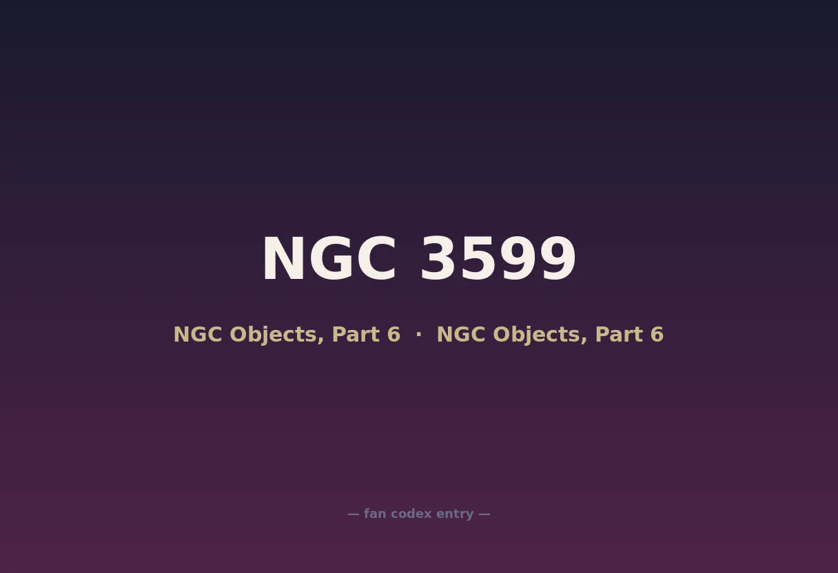 NGC 3599