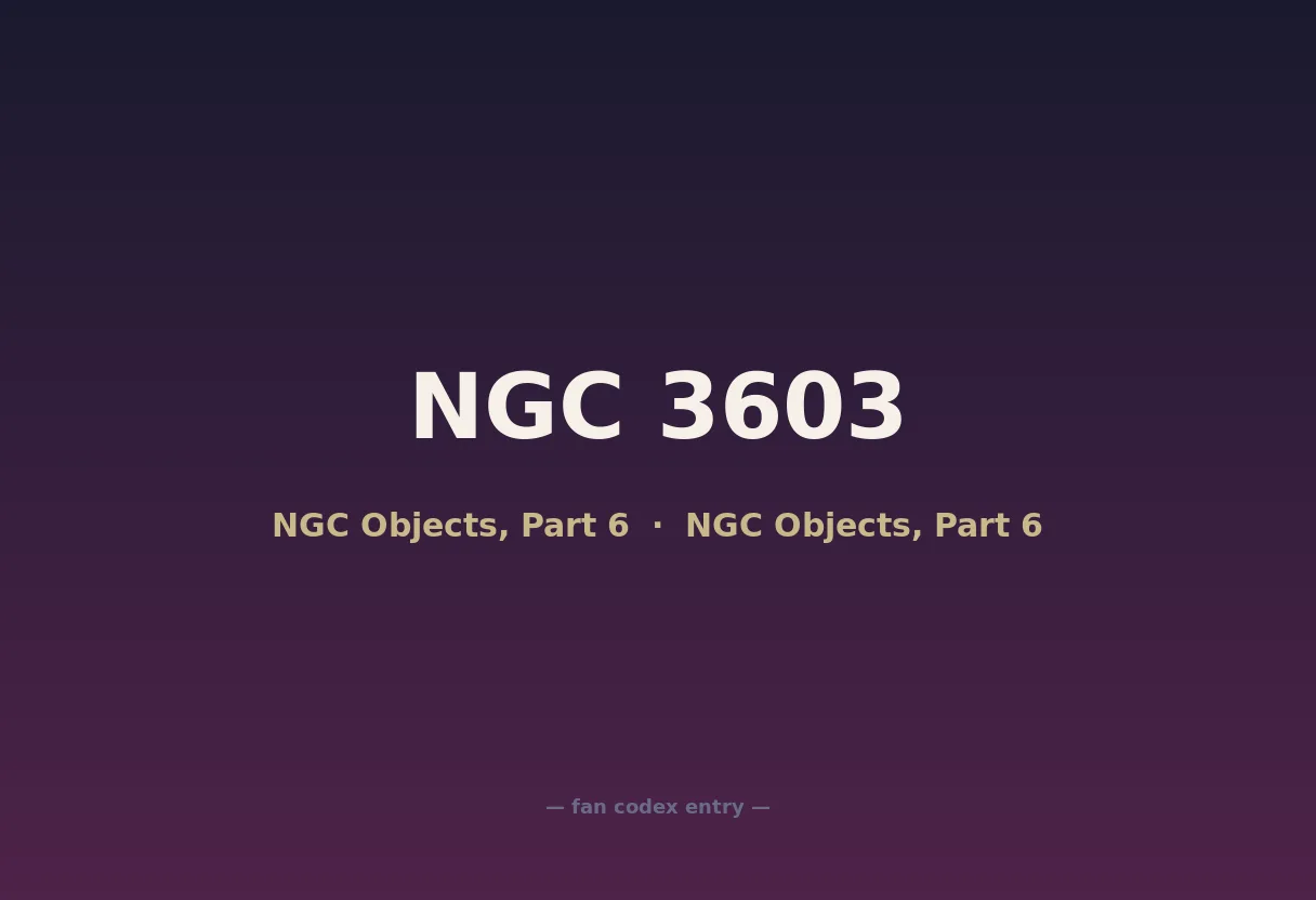 NGC 3603