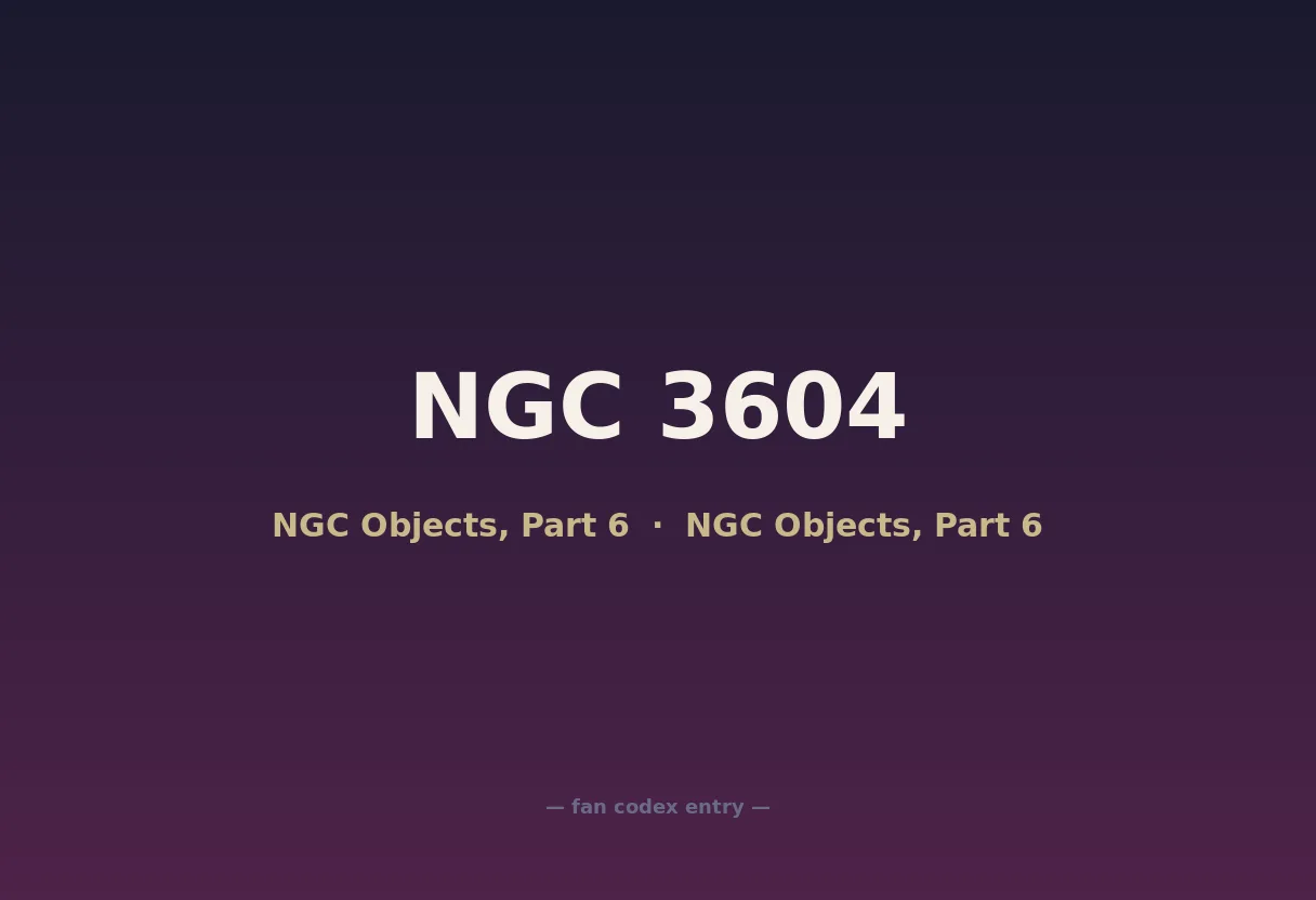 NGC 3604