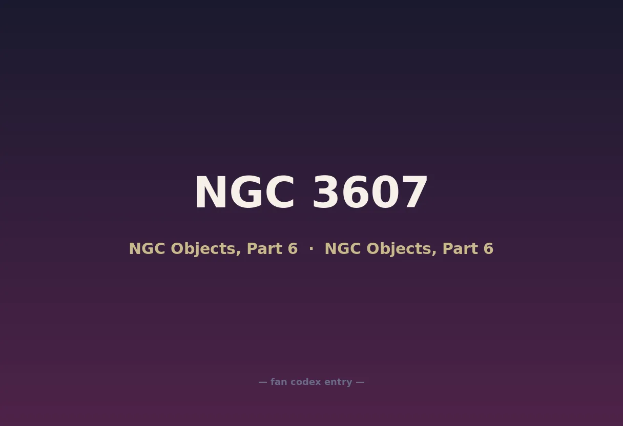 NGC 3607