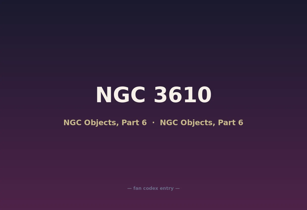 NGC 3610