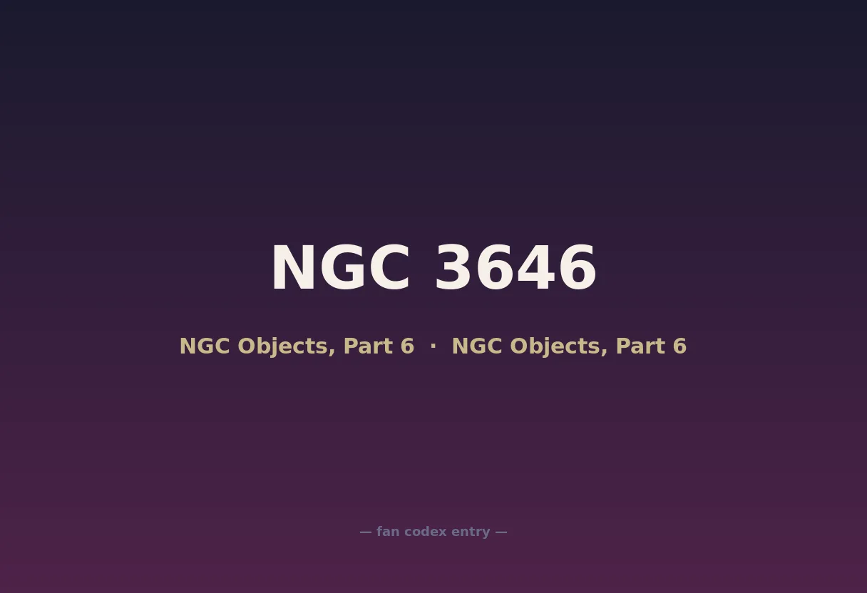 NGC 3646
