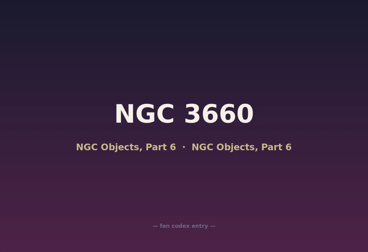 NGC 3660
