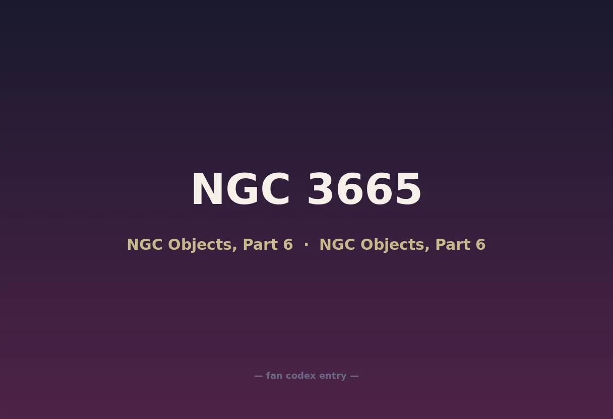 NGC 3665