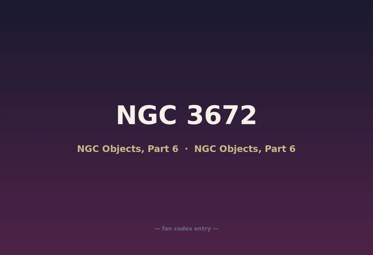 NGC 3672